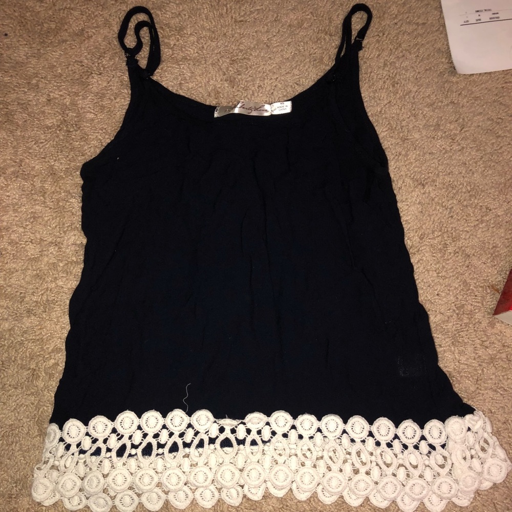 Navy Blue Tank Top